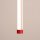 LED Hängelampe dimmbar Push-DIM Rot 3000K 3 cm Modern