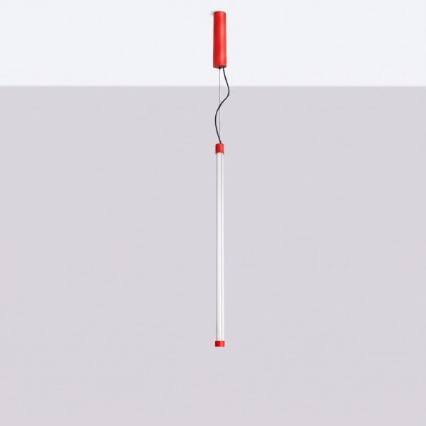 LED Pendelleuchte dimmbar Push-DIM Rot 4000K L:3 cm