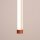 LED Pendelleuchte dimmbar Ockerrot Stahl 3000K L:3 cm