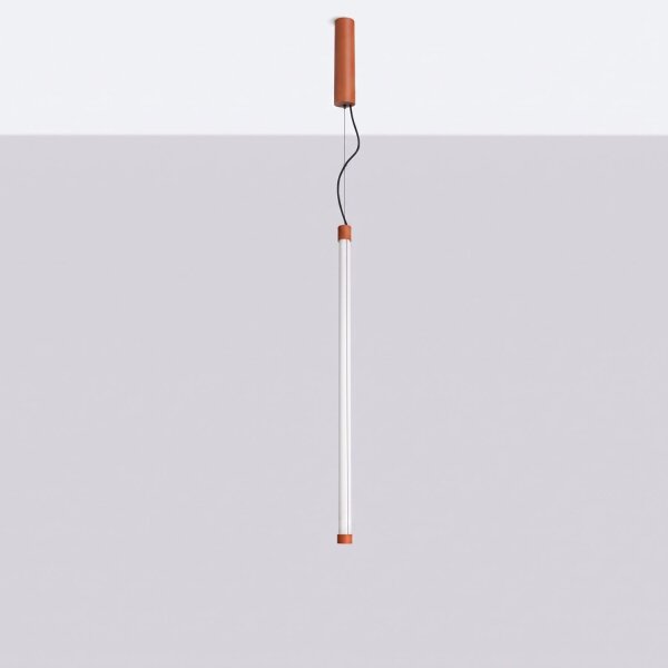 LED Hängelampe dimmbar Ockerrot 4000K L:3 cm Modern