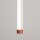 LED Hängelampe dimmbar Ockerrot 4000K L:3 cm Modern