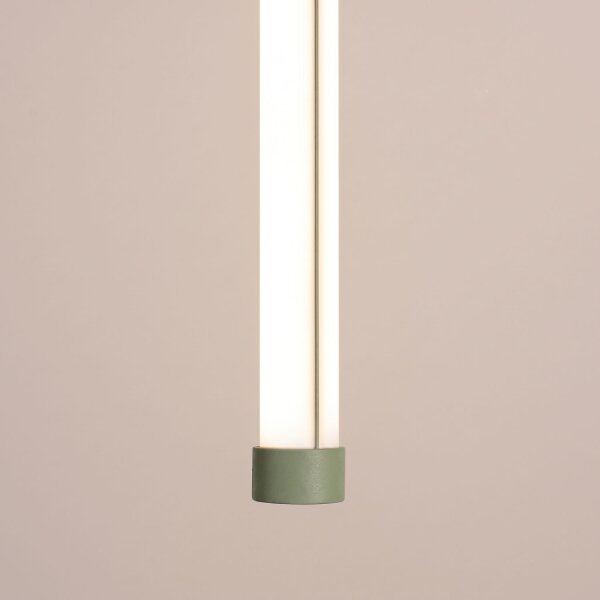 LED Hängelampe dimmbar Push-DIM Salbei 3000K L:3 cm
