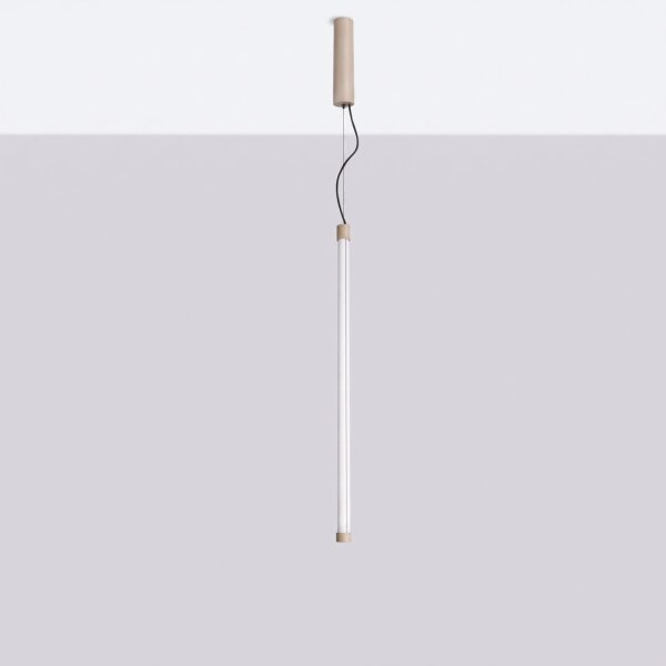 LED Pendelleuchte dimmbar Push-DIM Taupe 3000K L:3 cm