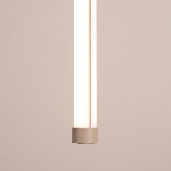 LED Pendelleuchte dimmbar Push-DIM Taupe 3000K L:3 cm