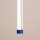 LED Hängelampe dimmbar Ultramarin Stahl 3000K L:3 cm