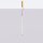 LED Pendelleuchte dimmbar Push-DIM Gelb 4000K L:3 cm