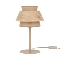 Tischleuchte Beige Natur Ø24 cm 38 cm E27...