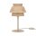 Tischleuchte Beige Natur Ø24 cm 38 cm E27 Ø24 cm Modern