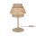 Tischleuchte Beige Natur Ø24 cm 38 cm E27 Ø24 cm Modern