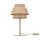 Tischleuchte Beige Natur Ø24 cm 38 cm E27 Ø24 cm Modern