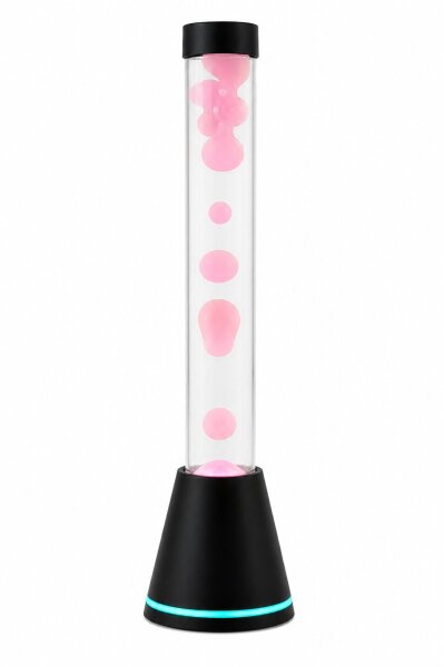 Große Lavalampe LED Schwarz Weiß 74,8 cm hoch RGB Farbwechsel