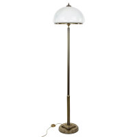Stehlampe MARLOW in Messing antik 170cm Wohnzimmer