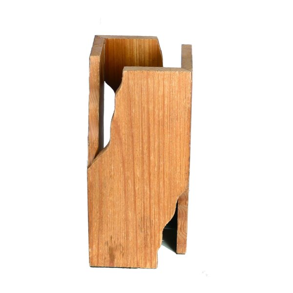 Tischleuchte klein 25 cm hoch Holz E27 Unikat