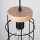 Industrial Hängelampe Holz Metall E27 3-flammig 60 cm