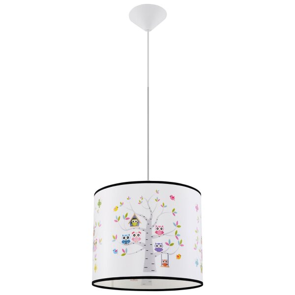 Pendelleuchte Kinder Eulen Jungen Mädchen E27 Ø30 cm