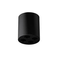 LED Aufbauspot Schwarz Ø7,2 cm 4000 K 887 lm Aufputz