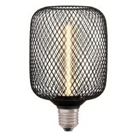 OSRAM LED Leuchtmittel E27 1800 K 110 lm Schwarz Metall