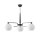 Plafonnier Blanc Graphite 3-flmg Salle &agrave; manger Lampe