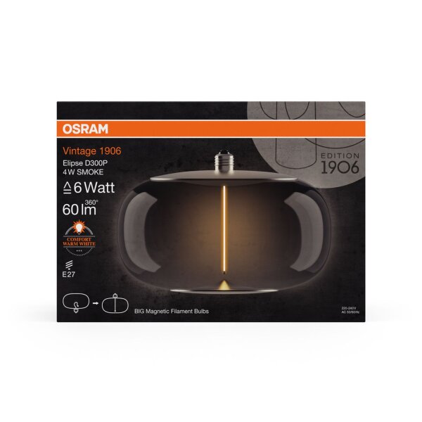 LED Leuchtmittel E27 Ø 30 cm XXL 1800 K 60 lm OSRAM