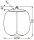 Deko Leuchtmittel LED E27 Ø 25 cm 1800 K 100 lm OSRAM