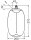 LED Leuchtmittel E27 1800K 500lm L: 37cm XXL OSRAM