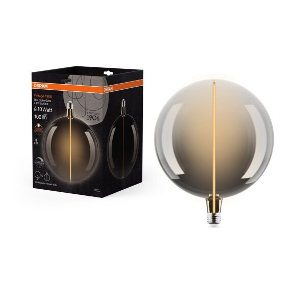 LED Leuchtmittel Glas Ø 20 cm Deko E27 1800 K 100 lm OSRAM