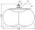 LED Leuchtmittel Glas Ø 21,5 cm E27 1800 K 60 lm OSRAM