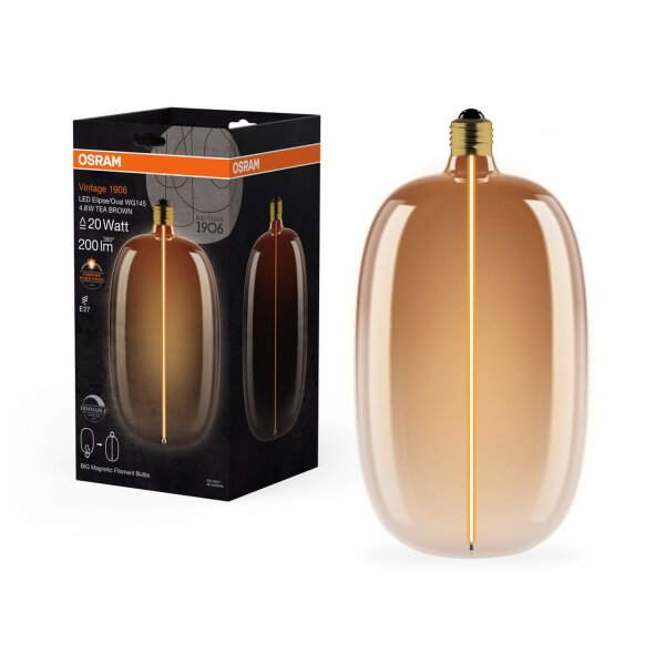 LED Leuchtmittel E27 28 cm lang Braun 1800 K 200 lm OSRAM