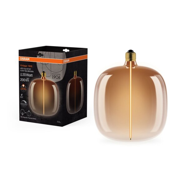 LED Leuchtmittel Glas E27 Ø 18,7 cm 1800 K 200 lm OSRAM