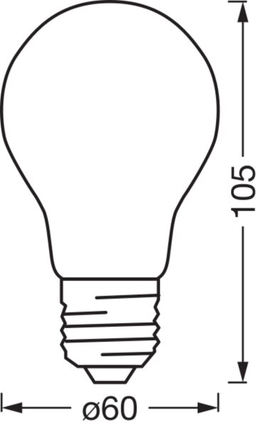 LED Leuchtmittel Vintage E27 Smart 2400 K Dimmbar OSRAM