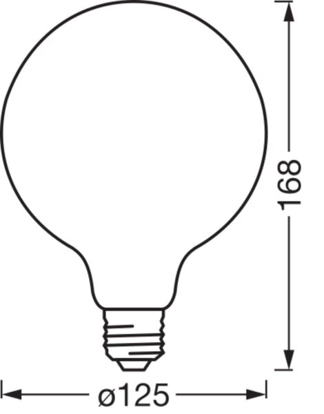 LED Leuchtmittel Dimmbar via App E27 2400 K 680 lm OSRAM