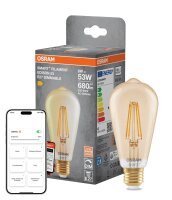 LED Leuchtmittel E27 2400 K Smart Dimmbar in Gold OSRAM