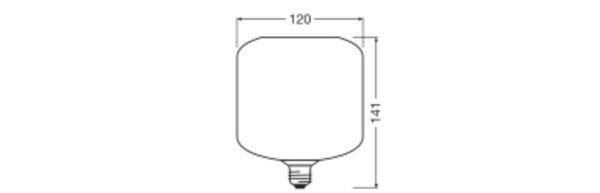 LED Deko Leuchtmittel Glas E27 Orange 2700 K 300 lm OSRAM
