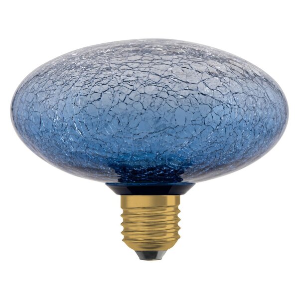 LED Leuchtmittel Deko Crackeld Glas Blau E27 2700 K OSRAM