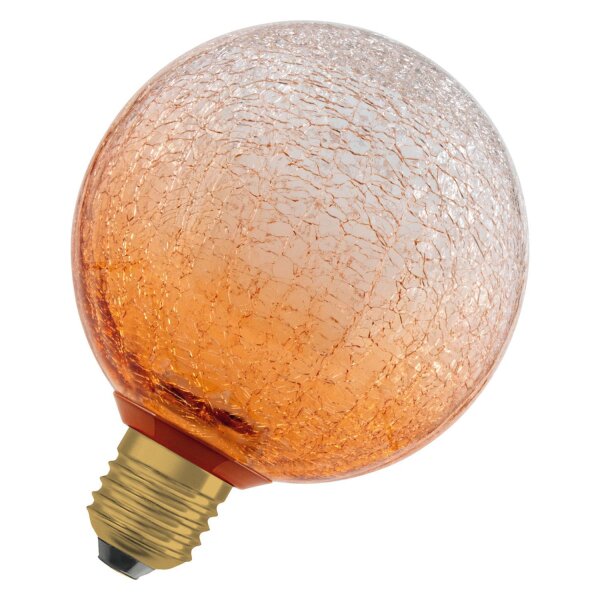 OSRAM LED Leuchtmittel E27 2700 K 300 lm Glas Orange Deko