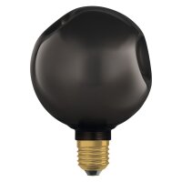 LED Leuchtmittel Glas Schwarz Ø 12,5cm E27 2700K...