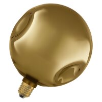 LED Leuchtmittel E27 Ø 20 cm Glas in Gold 2700 K...