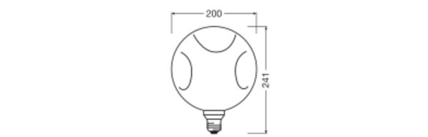 LED Leuchtmittel Deko E27 Rosé Glas 2700 K 300 lm OSRAM