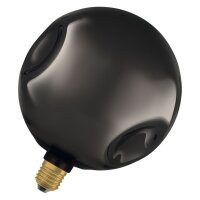 LED Leuchtmittel Glas E27 Schwarz Ø 20 cm 2700 K...