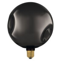 LED Leuchtmittel Glas E27 Schwarz Ø 20 cm 2700 K...
