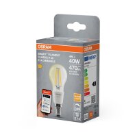 LED Leuchtmittel Glas E14 2700 K 470 lm Smart Dimmbar OSRAM