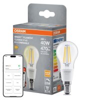 LED Leuchtmittel Glas E14 2700 K 470 lm Smart Dimmbar OSRAM