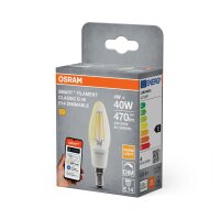 LED Leuchtmittel E14 2700 K 470 lm Kerzenform Smart OSRAM