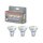 LED Leuchtmittel Smart 3er Set GU10 2700 K 350 lm OSRAM