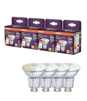 LED Leuchtmittel GU10 4 St&uuml;ck 2700K 350lm Smart Dimmbar OSRAM