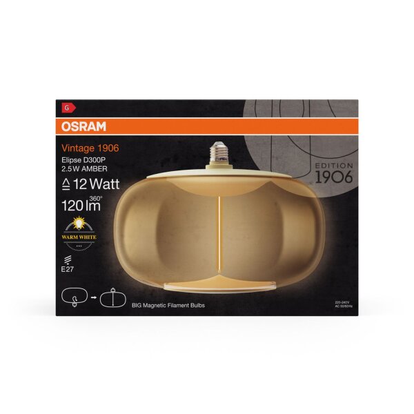 LED Leuchtmittel E27 Ø 30 cm XXL Deko 2700 K 120 lm OSRAM