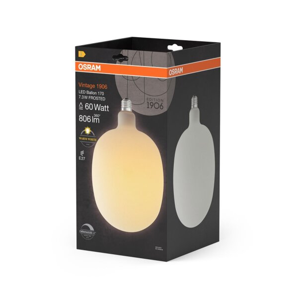 LED Leuchtmittel Weiß matt L: 28,5 cm E27 2700 K 806 lm OSRAM