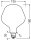 LED Leuchtmittel E27 L: 18 cm Weiß Glas 2700 K 806 lm OSRAM