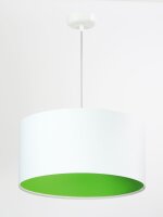 Suspension Blanc Vert R&eacute;tro ronde Lampe de table...