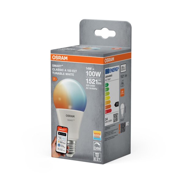 LED Leuchtmittel E27 2700-6500 K 1521 lm Smart OSRAM